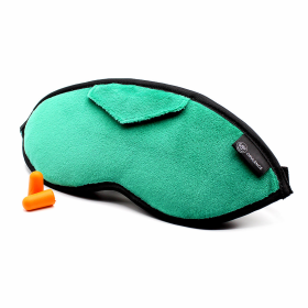 Opulence Sleep Mask (4 Styles) (Color: Calm Sea Green)