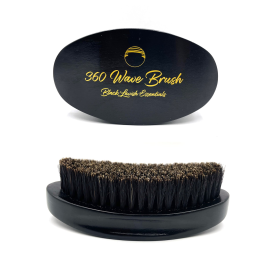 360 Curved Wave Brush (Color: Black)