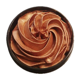 Organic Shimmering Whipped Body Butter (Color: Bronze (Single Jar), size: 4 oz. Travel Size)