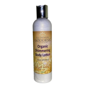 Organic Gold Shimmer Body Lotion (size: 8 oz.)