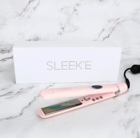 Sleek'e Flat Iron (Color: Baby Pink, size: 1")