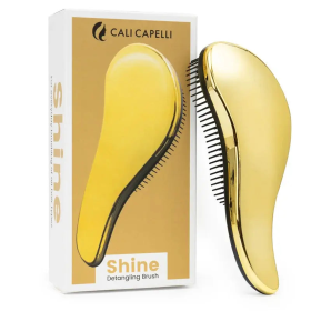 Shine Detangling Hair Brush (Color: Gold)