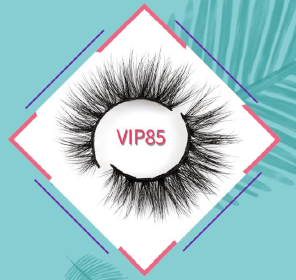Eyelashes One Pair (Color: Black, size: #85)