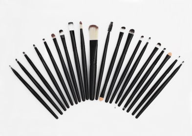 Zaina Makeup Brush Set (Color: Black)