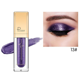 Pudaier Glitter & Glow Liquid Eyeshadow (Color: # 13 Bright Purple)