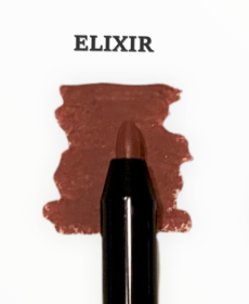 Retractable Matte Lip Liner With Shea Butter (Color: Elixir-Med plum with neutral undertone)