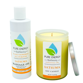 Relaxing Ritual Bundle (scent: Satsuma, size: 3 lb)