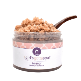 A Girl's Gotta Spa! Salt Scrub (Option: Synergy Himalayan, size: 10 ounces)