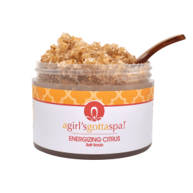 A Girl's Gotta Spa! Salt Scrub (Option: Energizing Citrus Dead Sea, size: 10 ounces)
