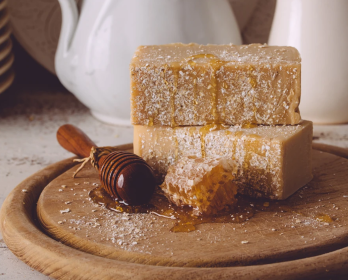 Organic Handmade Soap (scent: Oatmeal, Milk And Honey, size: 7oz)